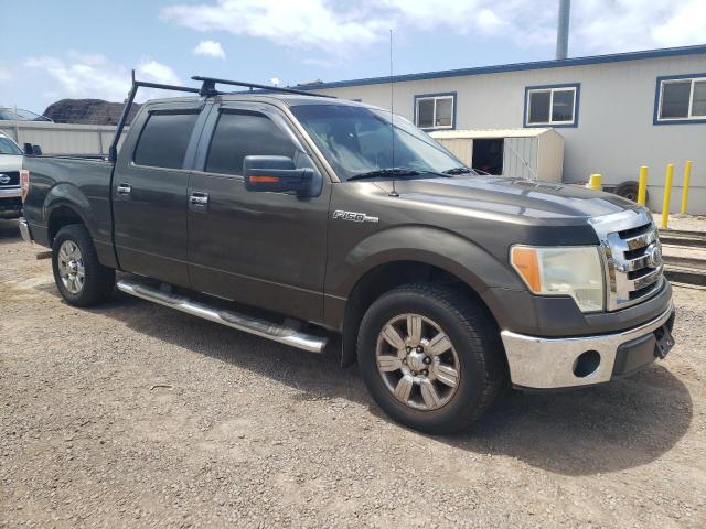 1FTRW12899FA91701 - 2009 FORD F150 SUPERCREW BROWN photo 4