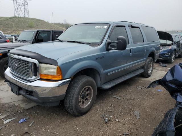 1FMNU41S2YEE51488 - 2000 FORD EXCURSION XLT BLUE photo 1