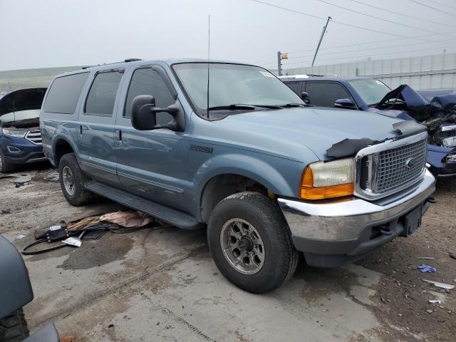 1FMNU41S2YEE51488 - 2000 FORD EXCURSION XLT BLUE photo 4