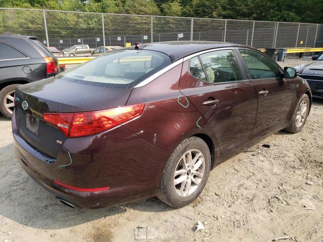 KNAGM4A70B5060501 - 2011 KIA OPTIMA LX BURGUNDY photo 3