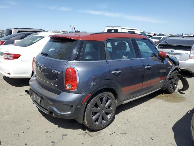 WMWZC5C57GWP49966 - 2016 MINI COOPER S COUNTRYMAN GRAY photo 3