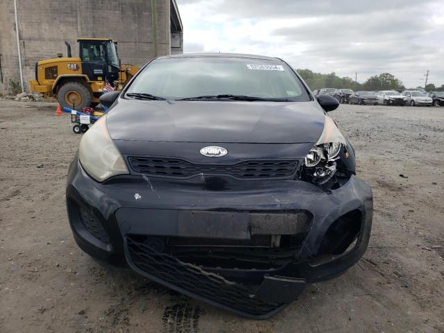 KNADM5A35D6129086 - 2013 KIA RIO LX BLACK photo 5