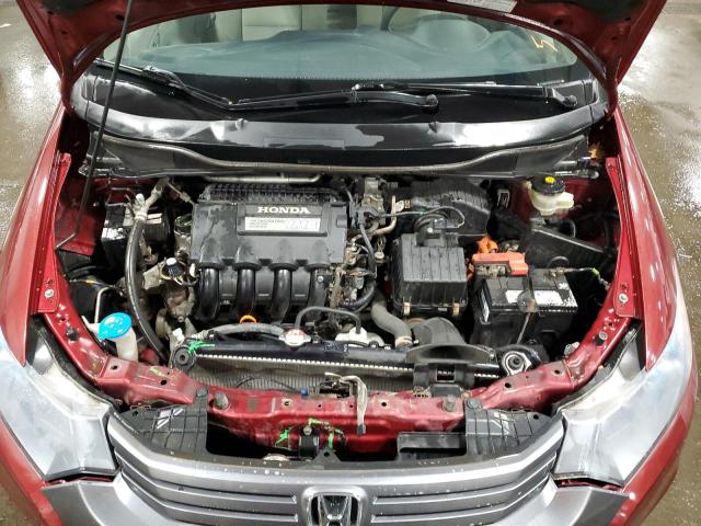 JHMZE2H79AS013016 - 2010 HONDA INSIGHT EX RED photo 11