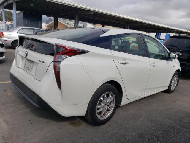 JTDKBRFU9G3017230 - 2016 TOYOTA PRIUS WHITE photo 3