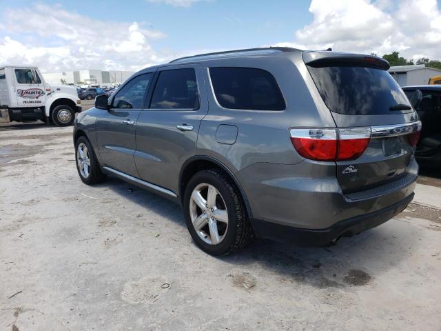 1C4SDHET1CC330523 - 2012 DODGE DURANGO CITADEL GRAY photo 2