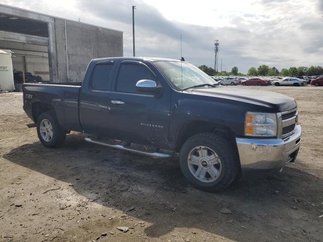 1GCRKSE78CZ300517 - 2012 CHEVROLET SILVERADO K1500 LT BLUE photo 4