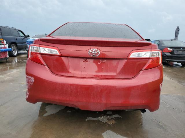 4T1BF1FK0CU531407 - 2012 TOYOTA CAMRY BASE RED photo 6