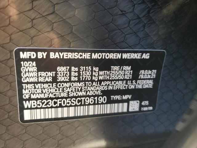 WB523CF05SCT96190 - 2025 BMW IX XDRIVE50 BLACK photo 13