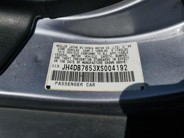 JH4DB7653XS004192 - 1999 ACURA INTEGRA LS GRAY photo 13