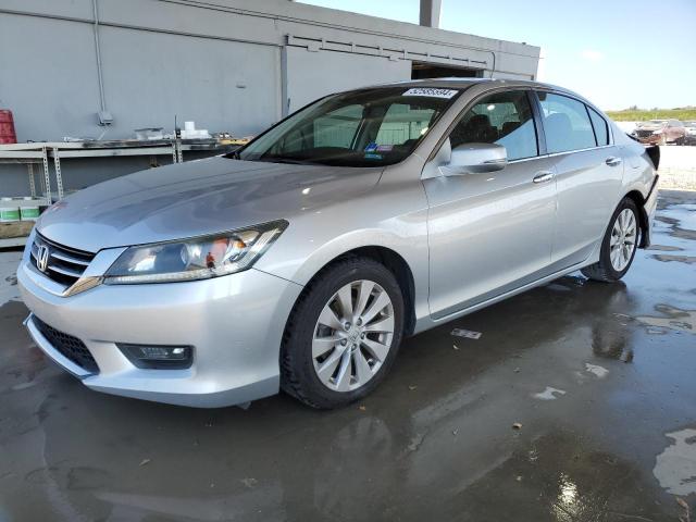 1HGCR2F82FA116185 - 2015 HONDA ACCORD EXL SILVER photo 1