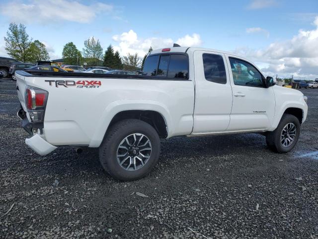 3TYSZ5AN8NT074278 - 2022 TOYOTA TACOMA ACCESS CAB WHITE photo 3