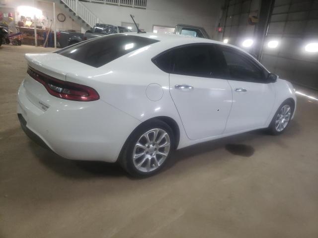 1C3CDFCB8ED732348 - 2014 DODGE DART LIMITED WHITE photo 3