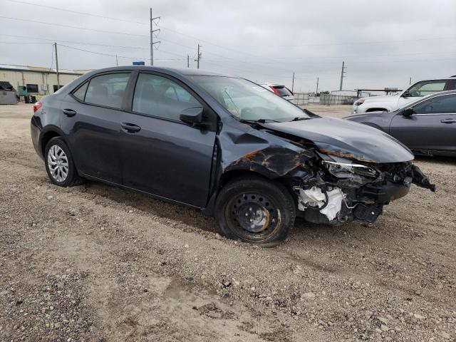 2T1BURHE9KC144527 - 2019 TOYOTA COROLLA L GRAY photo 4