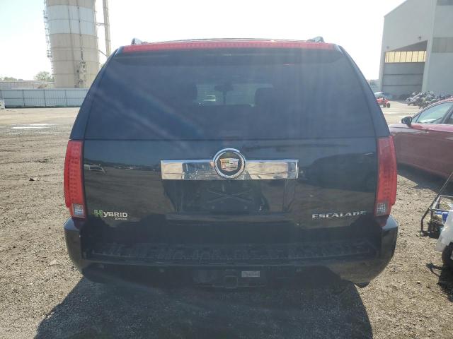 1GYFK43529R210590 - 2009 CADILLAC ESCALADE HYBRID BLACK photo 6