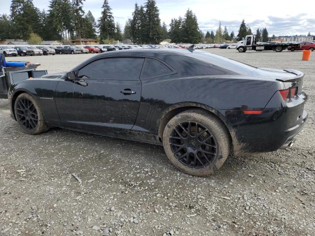 2G1FS1EW6D9186459 - 2013 CHEVROLET CAMARO SS BLACK photo 2