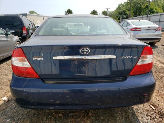 4T1BE30K74U334405 - 2004 TOYOTA CAMRY LE BLUE photo 6