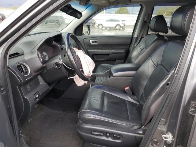 5FNYF48639B038001 - 2009 HONDA PILOT EXL GRAY photo 7