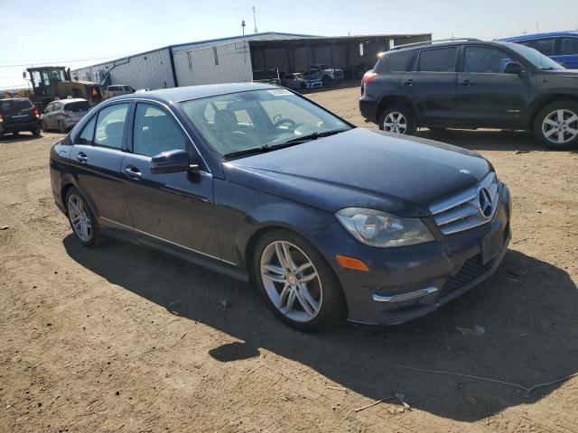 WDDGF8BB8CR231521 - 2012 MERCEDES-BENZ C 300 4MATIC BLUE photo 4