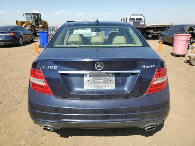 WDDGF8BB8CR231521 - 2012 MERCEDES-BENZ C 300 4MATIC BLUE photo 6