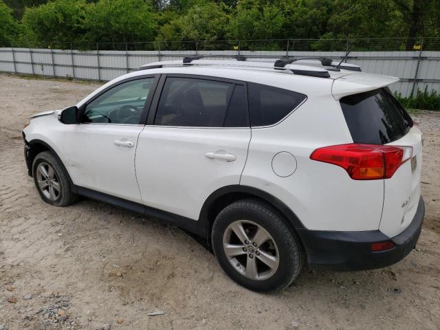 2T3WFREV1FW138829 - 2015 TOYOTA RAV4 XLE WHITE photo 2