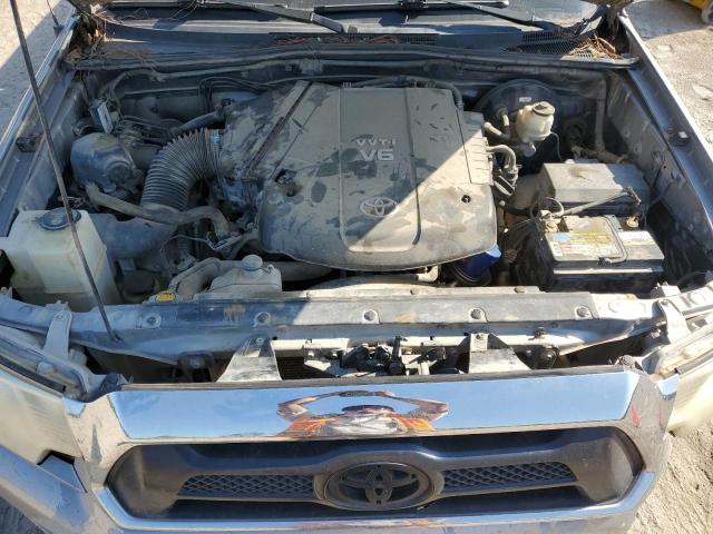 3TMJU4GN3EM156586 - 2014 TOYOTA TACOMA DOUBLE CAB PRERUNNER SILVER photo 11