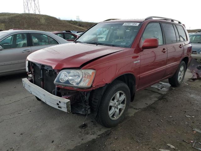 2003 TOYOTA HIGHLANDER LIMITED, 