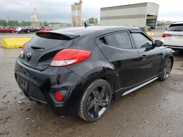 KMHTC6AE5EU193095 - 2014 HYUNDAI VELOSTER TURBO BLACK photo 3