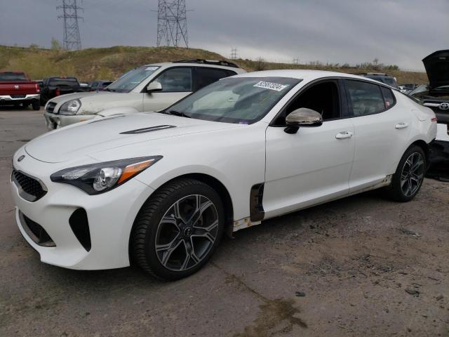 KNAE15LA2L6072479 - 2020 KIA STINGER WHITE photo 1