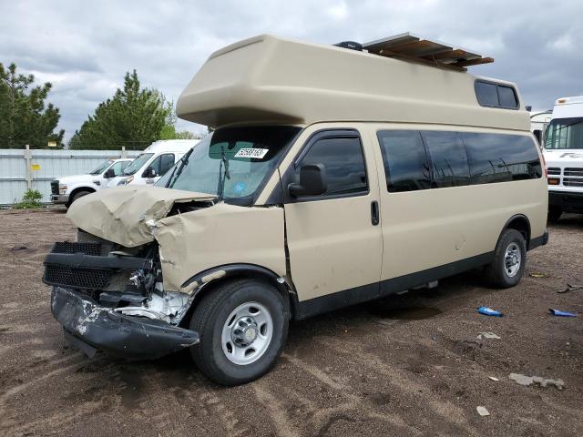 1GAZG1FG8E1176687 - 2014 CHEVROLET EXPRESS G3 LT TAN photo 2