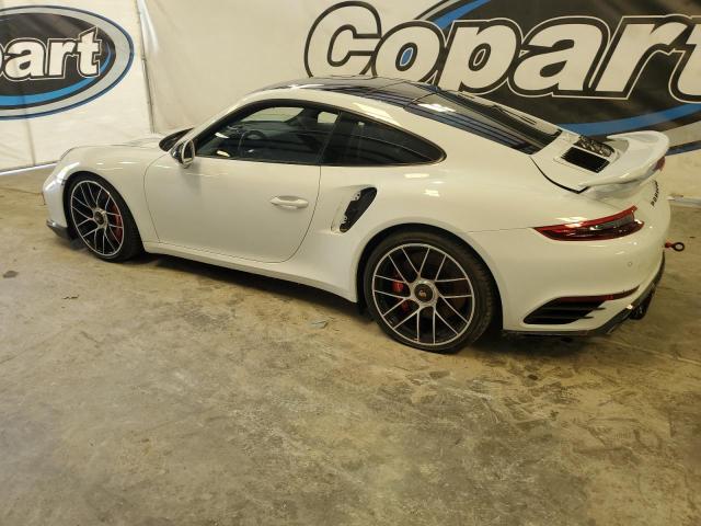 WP0AD2A91JS156510 - 2018 PORSCHE 911 TURBO WHITE photo 2