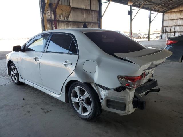 2T1BU4EEXBC747381 - 2011 TOYOTA COROLLA BASE WHITE photo 2