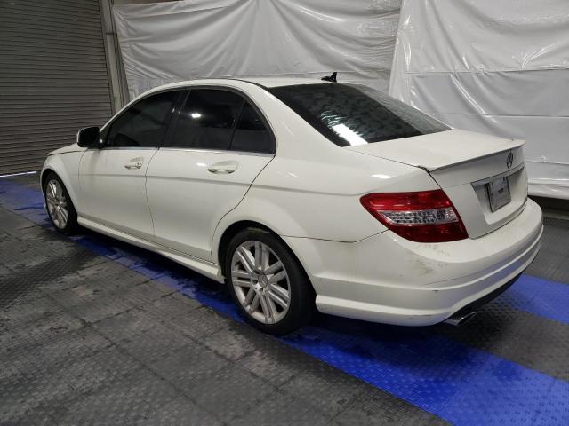 WDDGF81X69R053307 - 2009 MERCEDES-BENZ C 300 4MATIC WHITE photo 2