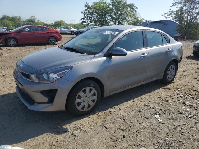 3KPA24AD6PE528697 - 2023 KIA RIO LX GRAY photo 1