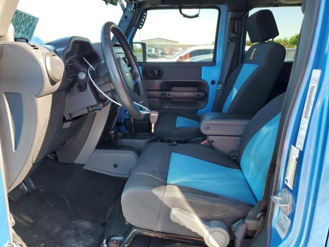 1J4BA3H19AL157119 - 2010 JEEP WRANGLER U SPORT BLUE photo 7