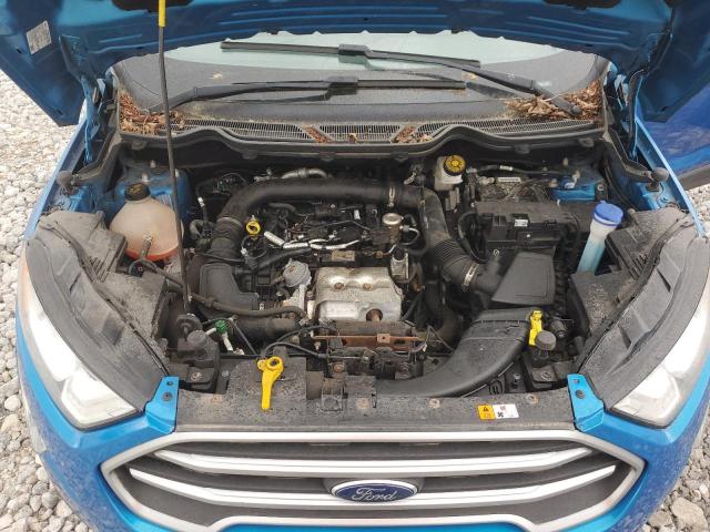 MAJ3P1TE2JC222759 - 2018 FORD ECOSPORT SE BLUE photo 12