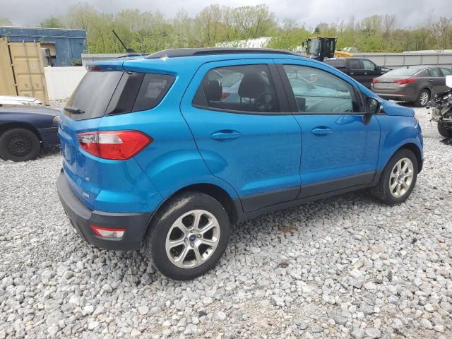 MAJ3P1TE2JC222759 - 2018 FORD ECOSPORT SE BLUE photo 3