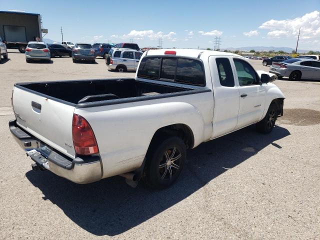 5TETX22N75Z032917 - 2005 TOYOTA TACOMA ACCESS CAB თეთრი ფოტო 3
