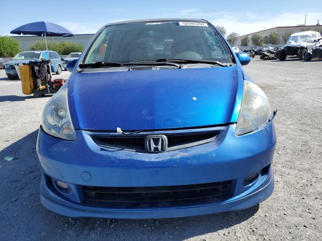 JHMGD38697S037476 - 2007 HONDA FIT S ლურჯი ფოტო 5
