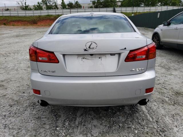 JTHBK262572051823 - 2007 LEXUS IS 250 SILVER photo 6