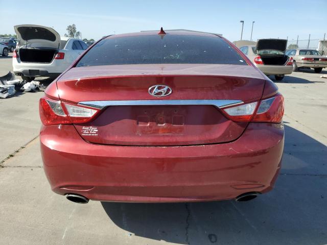 5NPEC4AC6DH685210 - 2013 HYUNDAI SONATA SE BURGUNDY photo 6