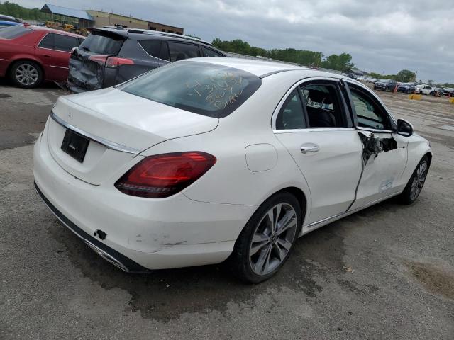 WDDWF8DB9LR544926 - 2020 MERCEDES-BENZ C 300 WHITE photo 3