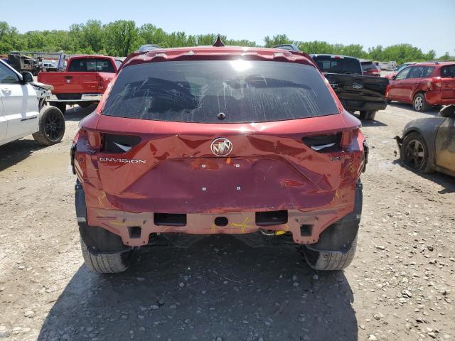 LRBFZNR4XND136802 - 2022 BUICK ENVISION ESSENCE Qırmızı foto 6