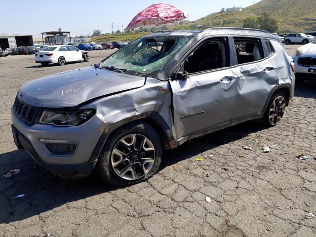 3C4NJDDB5HT679784 - 2017 JEEP COMPASS TRAILHAWK SILVER photo 1