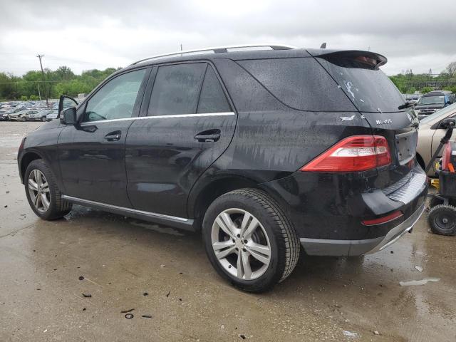 4JGDA5HB1DA203508 - 2013 MERCEDES-BENZ ML 350 4MATIC BLACK photo 2