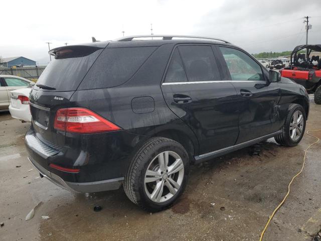 4JGDA5HB1DA203508 - 2013 MERCEDES-BENZ ML 350 4MATIC BLACK photo 3