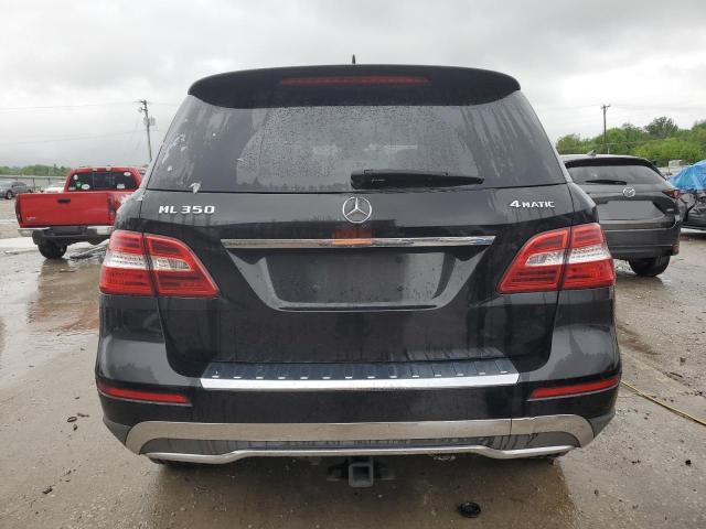 4JGDA5HB1DA203508 - 2013 MERCEDES-BENZ ML 350 4MATIC BLACK photo 6