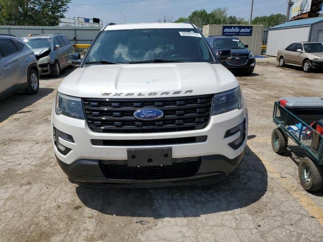 1FM5K8GT9HGD40339 - 2017 FORD EXPLORER SPORT WHITE photo 5