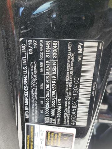 4JGDA5JBXJB130400 - 2018 MERCEDES-BENZ GLE 350 Negro foto 14