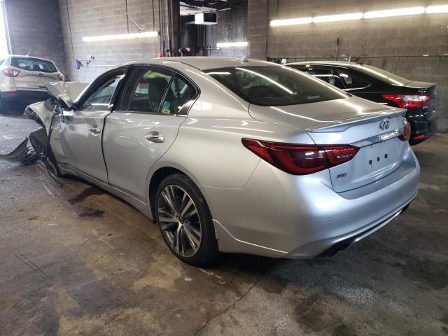 JN1EV7AR1LM257293 - 2020 INFINITI Q50 PURE SILVER photo 2