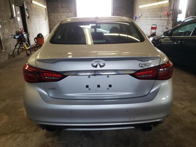 JN1EV7AR1LM257293 - 2020 INFINITI Q50 PURE SILVER photo 6